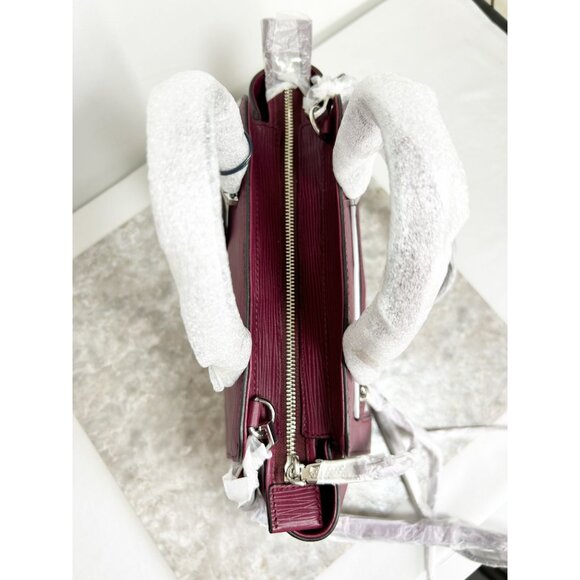 Rebecca Minkoff Mini Avery Leather Crossbody Tote in Port - NWT - Picture 4 of 8